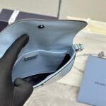 Replica Prada Cleo Medium Blue Bag With Flap - elite factory replica handbag