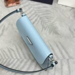 Replica Prada Cleo Medium Blue Bag With Flap - high-end replica designer purse