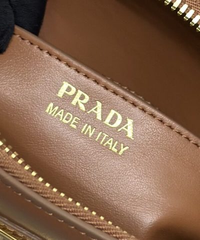 Fake Prada Caramel Mini Shoulder Bag - top-grade luxury bag dupe