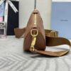 Fake Prada Caramel Mini Shoulder Bag - best quality fake designer bag