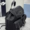 Fake Prada Small Black Backpack - high-end replica designer purse
