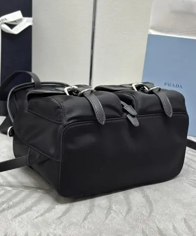 Fake Prada Small Black Backpack - high-quality designer bag dupe