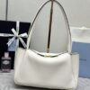 Fake Prada Medium White Shoulder Bag - 1:1 premium replica handbag