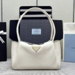Replica Prada Medium White Shoulder Bag - affordable luxury replica bag