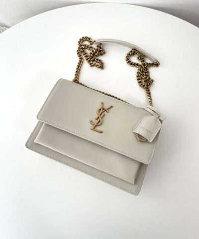 Fake YSL Sunset White - affordable luxury replica bag