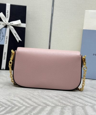 Fake Prada Mini Saffiano Pink - affordable luxury replica bag