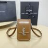 Fake YSL Solferino Mini Brown - top-grade luxury bag dupe