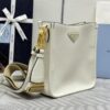 Replica Prada Saffiano Small Tote White - elite factory replica handbag