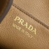 Fake Prada Saffiano Small Tote Black Brown - top-grade luxury bag dupe