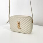 Replica YSL Lou Camera Bag White - high-quality designer bag dupe