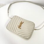 Replica YSL Lou Camera Bag White - elite factory replica handbag