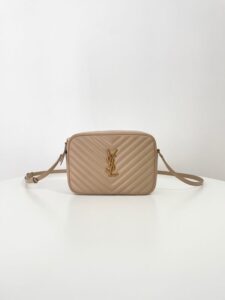 Fake YSL Lou Camera Bag Apricot - high-quality designer bag dupe