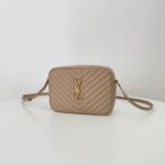 Replica YSL Lou Camera Bag Apricot