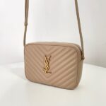 Replica YSL Lou Camera Bag Apricot