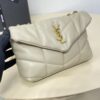 Fake YSL Loulou Apricot Puffer - high-end replica designer purse