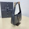 Replica YSL Le 5 A 7 Hobo Black - premium superclone handbag