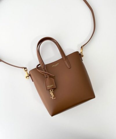 Replica YSL Tote Small Brown - premium superclone handbag