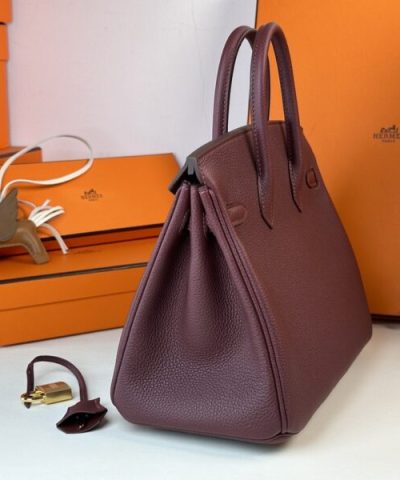 Fake Hermès Birkin Bordeaux - high-end replica designer purse