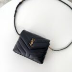 Replica YSL Loulou Mini Black