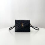Replica YSL Loulou Mini Black - 1:1 premium replica handbag