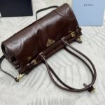 Replica Prada Naplak Patent Brown