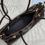 Replica Prada Naplak Patent Brown