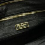 Replica Prada Black Leather Bag