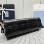 Replica Prada Black Leather Bag - 1:1 premium replica handbag