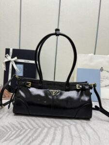 Replica Prada Black Leather Bag - high-quality designer bag dupe