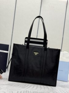 Replica Prada Antique Nappa Tote Black - premium superclone handbag