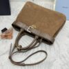 Fake Prada Suede Buckle - high-end replica designer purse