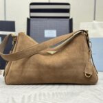 Replica Prada Prada Aimée Suede Large - premium superclone handbag