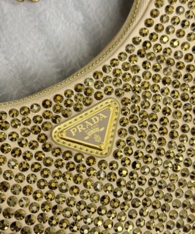 Fake Prada Re – Edition 2005 Diamond Gold - top-grade luxury bag dupe
