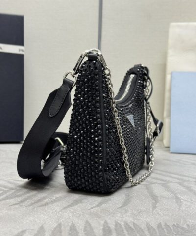 Fake Prada Re – Edition 2005 Diamond Black - ultra-realistic fake purse