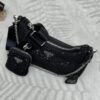 Fake Prada Re – Edition 2005 Diamond Black - 1:1 premium replica handbag