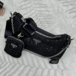 Replica Prada Re – Edition 2005 Diamond Black - 1:1 premium replica handbag