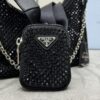 Fake Prada Re – Edition 2005 Diamond Black - high-end replica designer purse