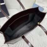 Replica Prada Antique Nappa Tote Marrone Scuro