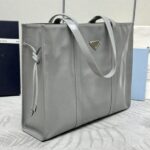 Replica Prada Antique Nappa Tote Grey