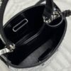 Fake Prada White Crystal Bucket Bag - 1:1 premium replica handbag