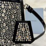 i1725474909_5973_7 Replica Prada White Crystal Bucket Bag