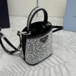 i1725474909_7145_4 Replica Prada White Crystal Bucket Bag
