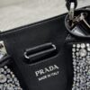 Fake Prada White Crystal Bucket Bag - elite factory replica handbag