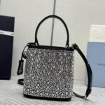 i1725474909_9512_2 Replica Prada White Crystal Bucket Bag