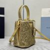 Replica Prada Crystal Bucket Bag - ultra-realistic fake purse