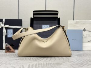 Replica Prada Prada Aimée Large Milk Tea - 1:1 premium replica handbag