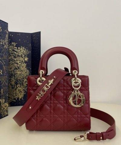 Replica Lady Dior Bordeaux Abc - best quality fake designer bag
