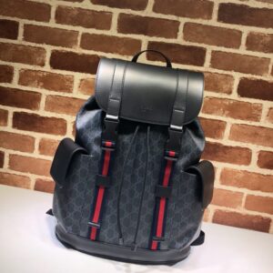 Replica Gucci Large Web Backpack Black - high-quality designer bag dupe