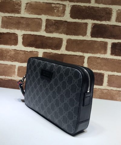 Fake Gucci Men's Clutch Black - high-quality designer bag dupe