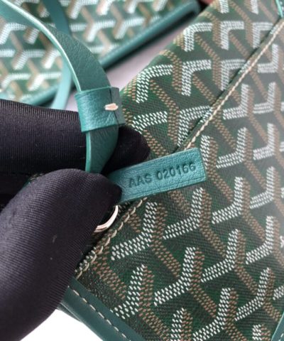 Fake Goyard Anjou PM Green - affordable luxury replica bag